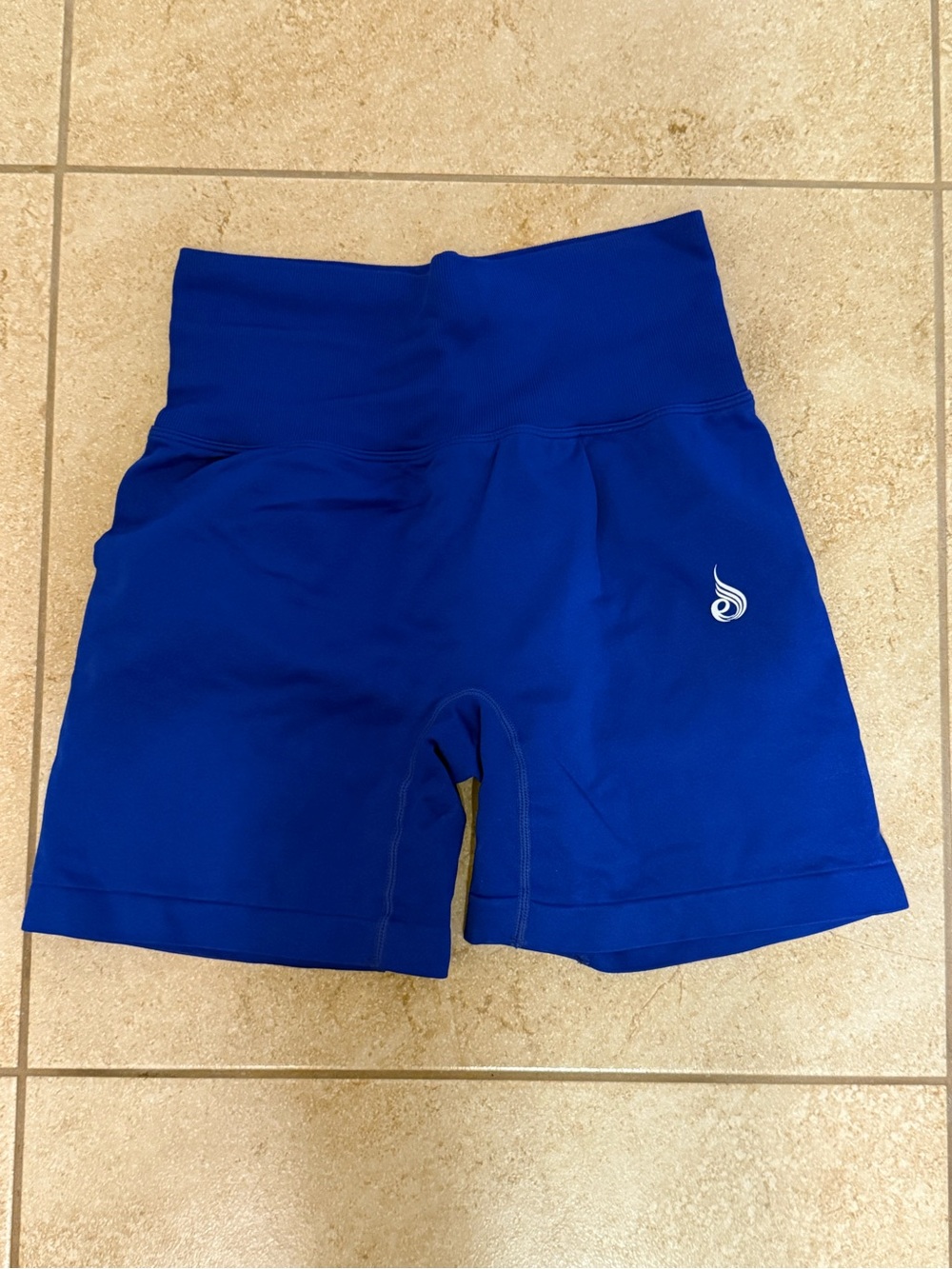 Ryderwear royal blue booty scrunch biker shorts